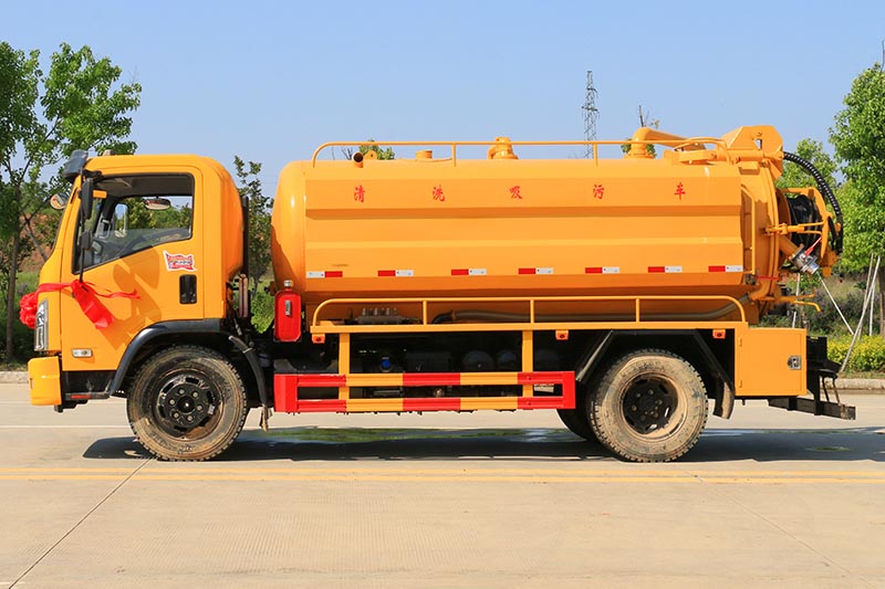 東風(fēng)大福瑞卡國(guó)六 10方 清洗吸污車(chē)圖片2